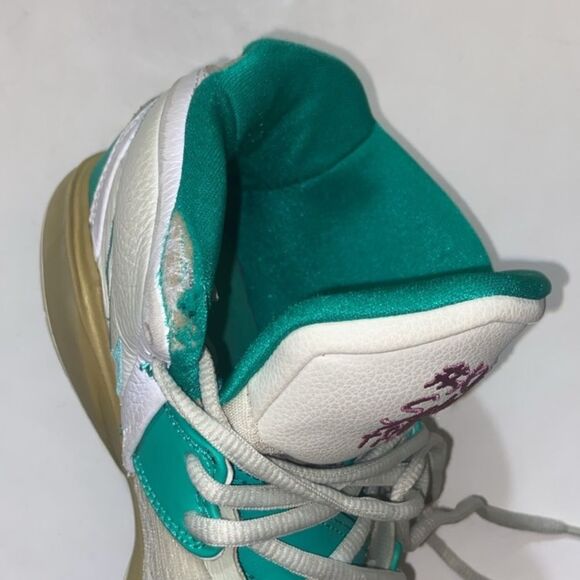 Nike Kyrie Infinity Men’s 9 Keep Sue Fresh Green Teal and White CZ0204-002 Shoes - Picture 5 of 14